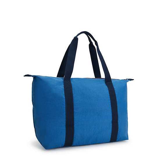 Kipling Art Medium Lite Tote Bags Racing Blue | CA 1773LI